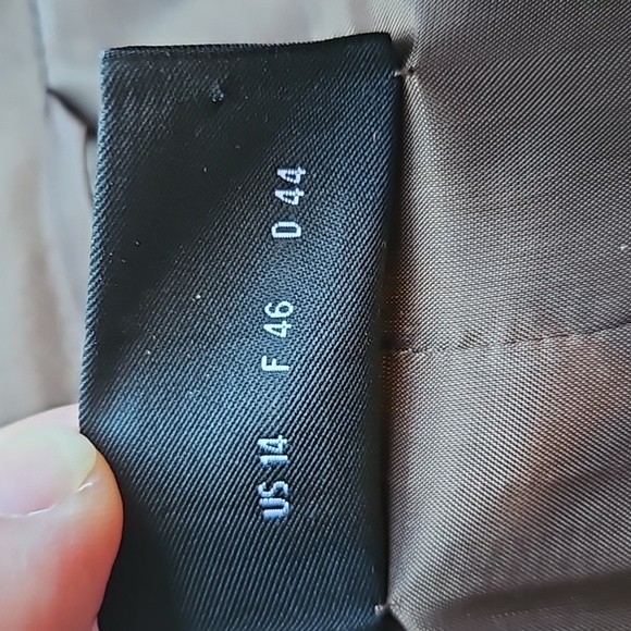 AKRIS Black and Brown Window Pane Wool Blend Jacket 14 - Picture 5 of 9